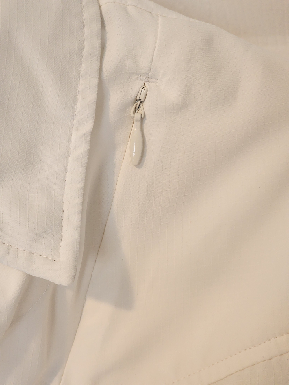 Patagonia Lightweight White Button-Up Shirt Jacket with Snaps Size 10 - Picture 6 of 9
